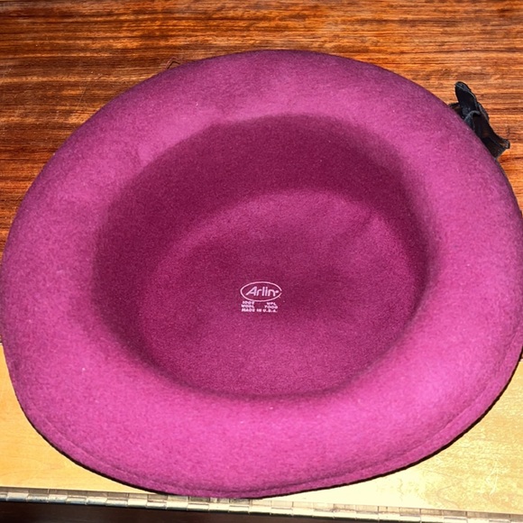 Arlin Vintage 100% Wool Felt Hat - Picture 3 of 4